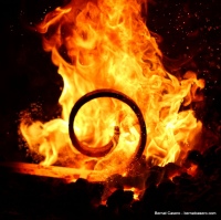 blacksmith: spiral on fire